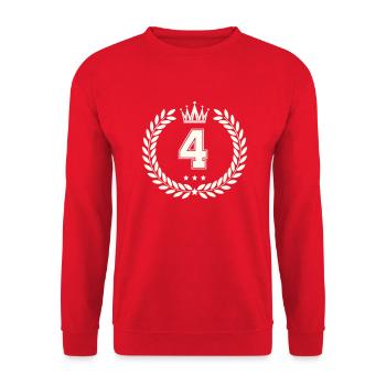Armoiries 4 - Sweat-shirt Unisexe - rouge - Devant - Alina (178cm) & Michal (187cm)
