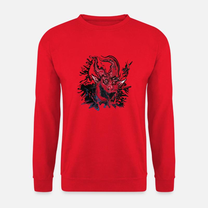 devil - Unisex Pullover - Rot