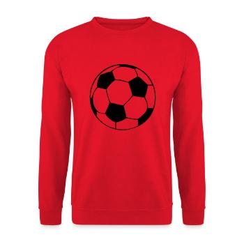 Ballon de foot - Sweat-shirt Unisexe - rouge - Devant - Alina (178cm) & Michal (187cm)