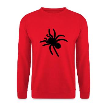 Vogelspinne - Unisex Pullover - Rot - Vorne - Alina (178cm) & Michal (187cm)