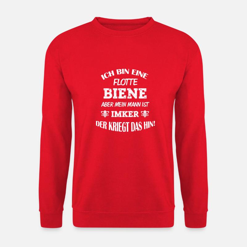 FLOTTE BIENE - Imker Frauen - Unisex Pullover - Rot