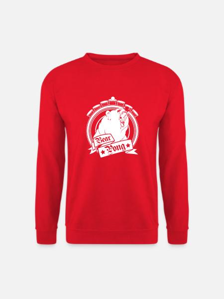 BearPong - Unisex Pullover - Rot
