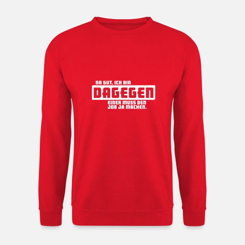 Dagegen - Unisex Pullover - Rot