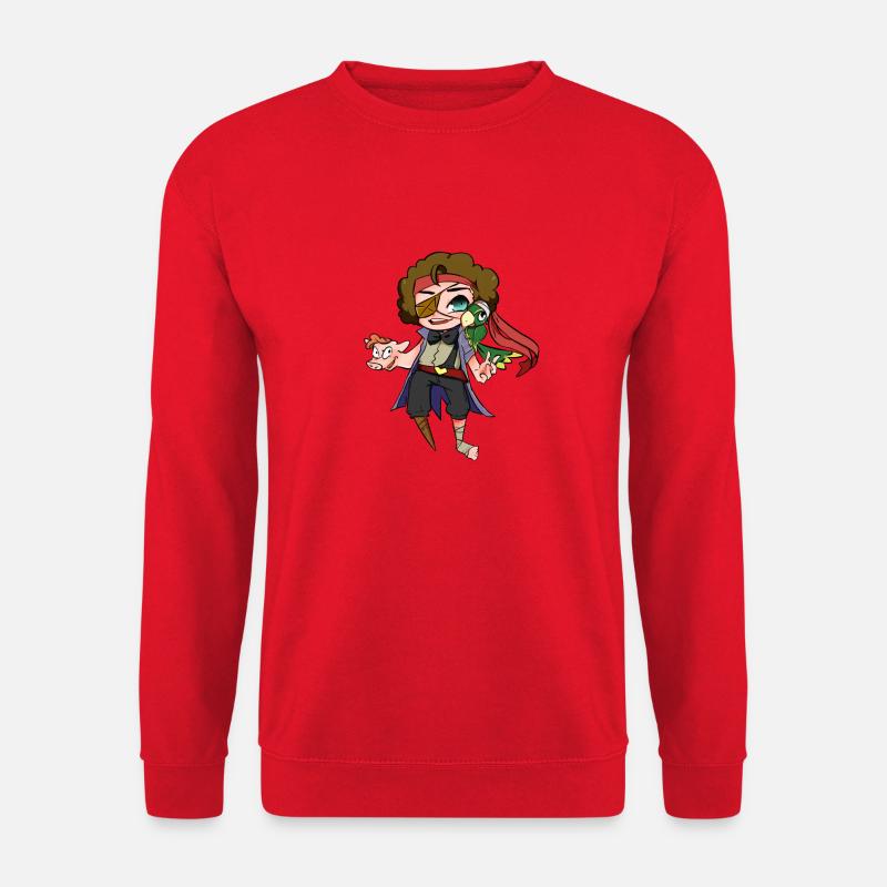 Pig-Pirate - Unisex Pullover - Rot