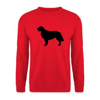 Golden Retriever - Sweat-shirt Unisexe - rouge - Devant - Alina (178cm) & Michal (187cm)