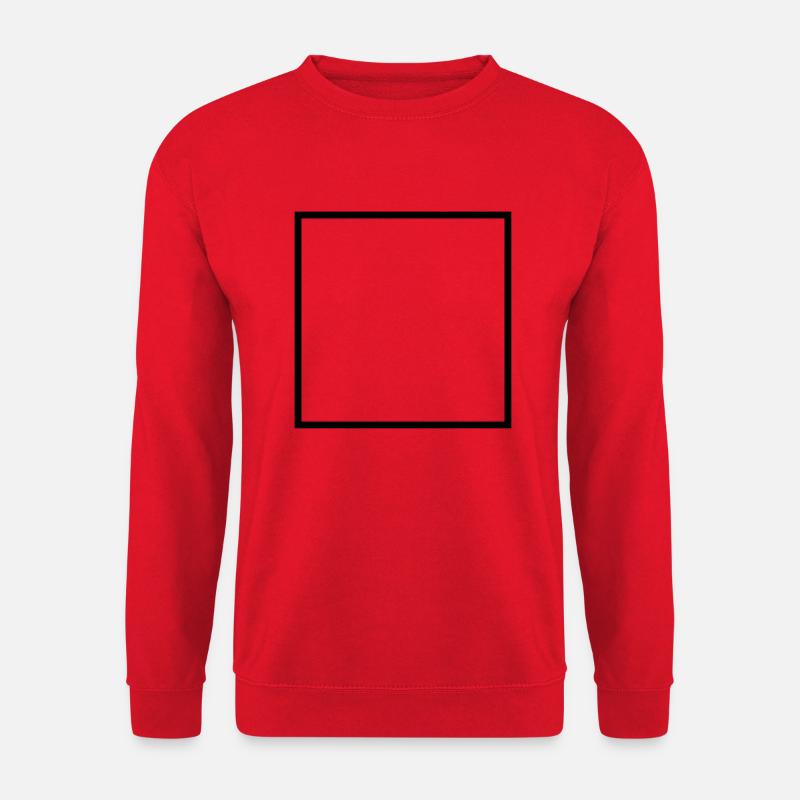quadrat_f1 - Unisex Pullover - Rot