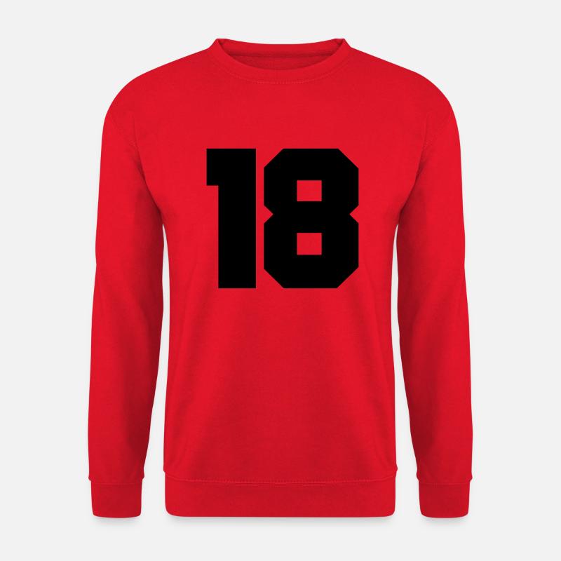 18 - Unisex Pullover - Rot