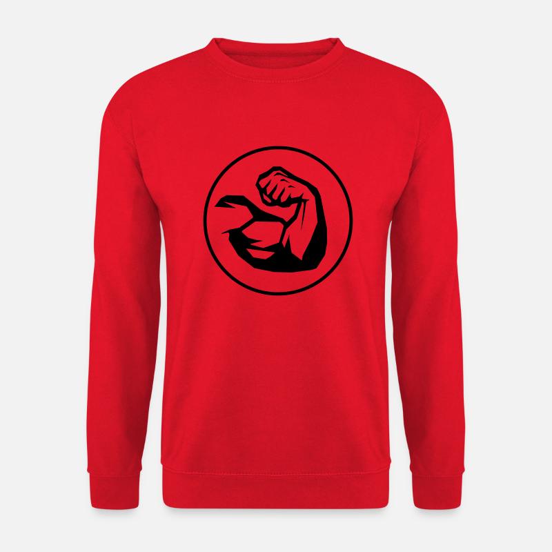 arm power strengh - Unisex Pullover - Rot
