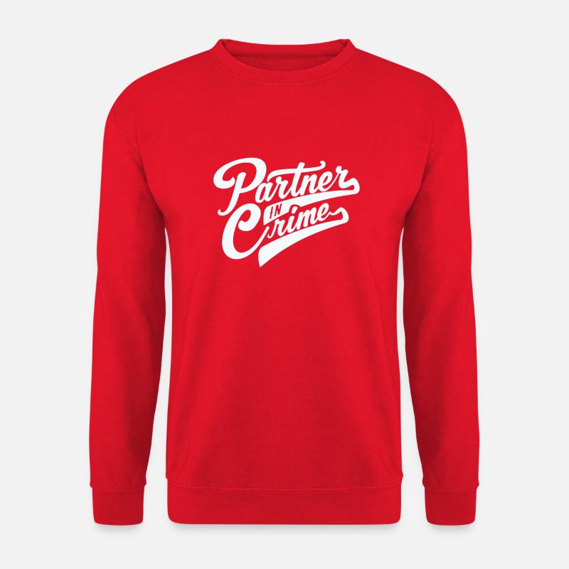 Partner In Crime - Unisex Pullover - Rot
