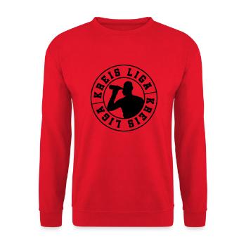 kreis liga drinking - Unisex Pullover - Rot - Vorne - Alina (178cm) & Michal (187cm)