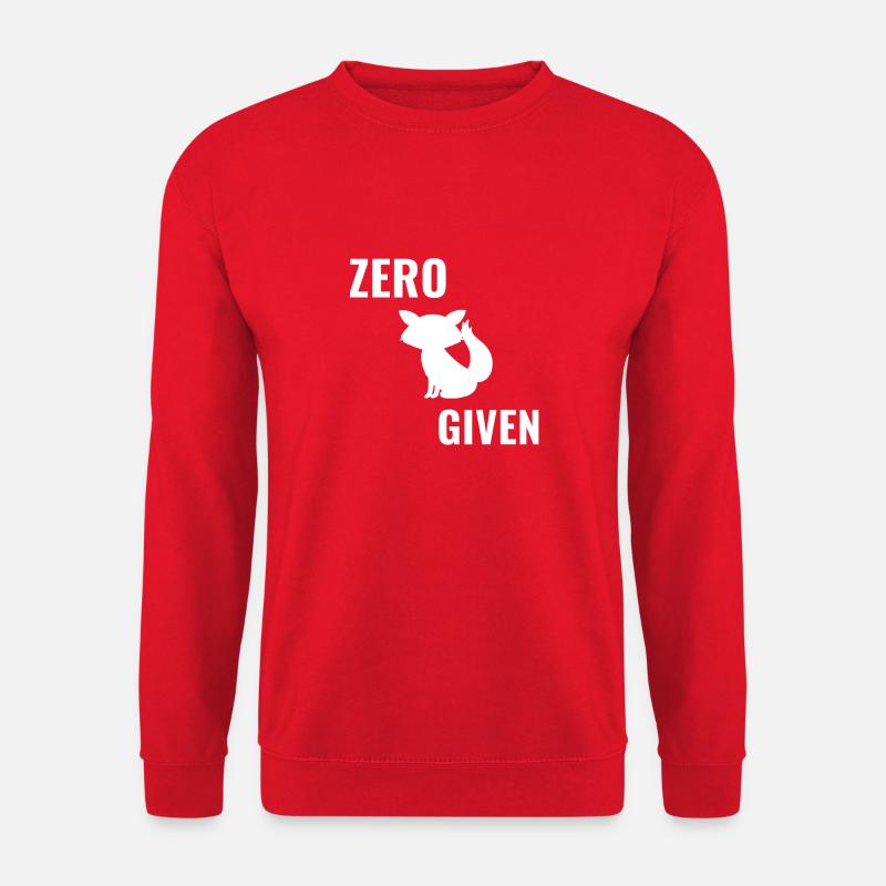 Zero fox given - Unisex Sweatshirt - red