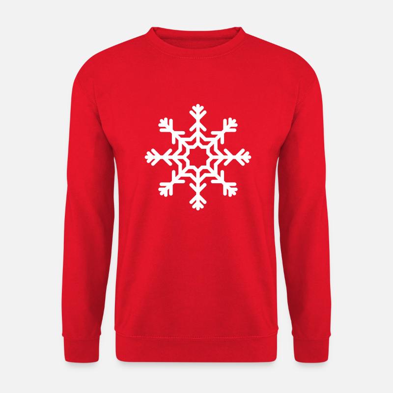 Schneeflocke - Unisex Pullover - Rot