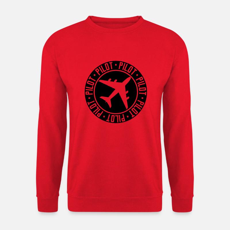 Shield Stamp Pilot - Unisex Sweatshirt - red