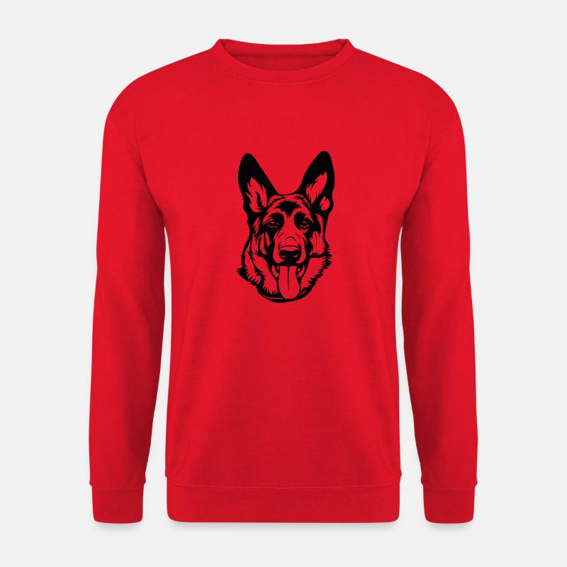 Schäferhund - Unisex Pullover - Rot