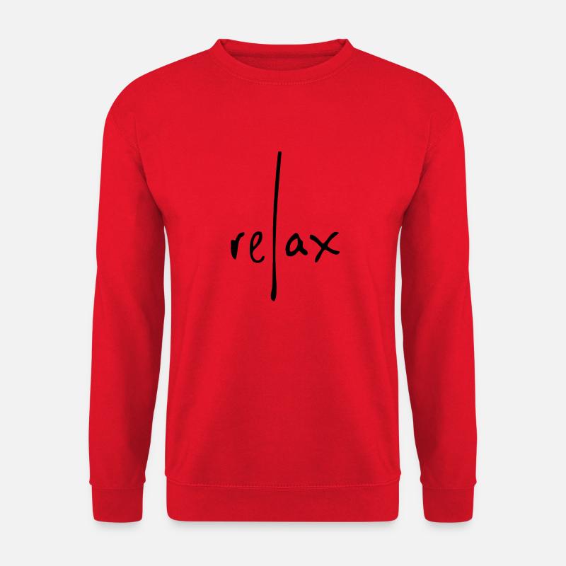 relax holiday-ready relaxed chill out cool - Unisex Sweatshirt - red