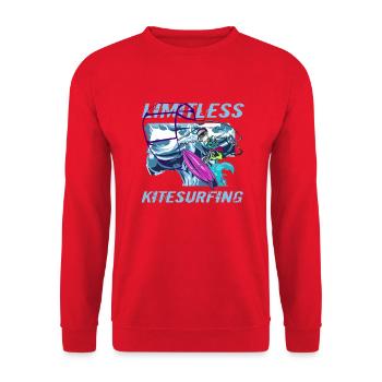 kitesurf - Sweat-shirt Unisexe - rouge - Devant - Alina (178cm) & Michal (187cm)
