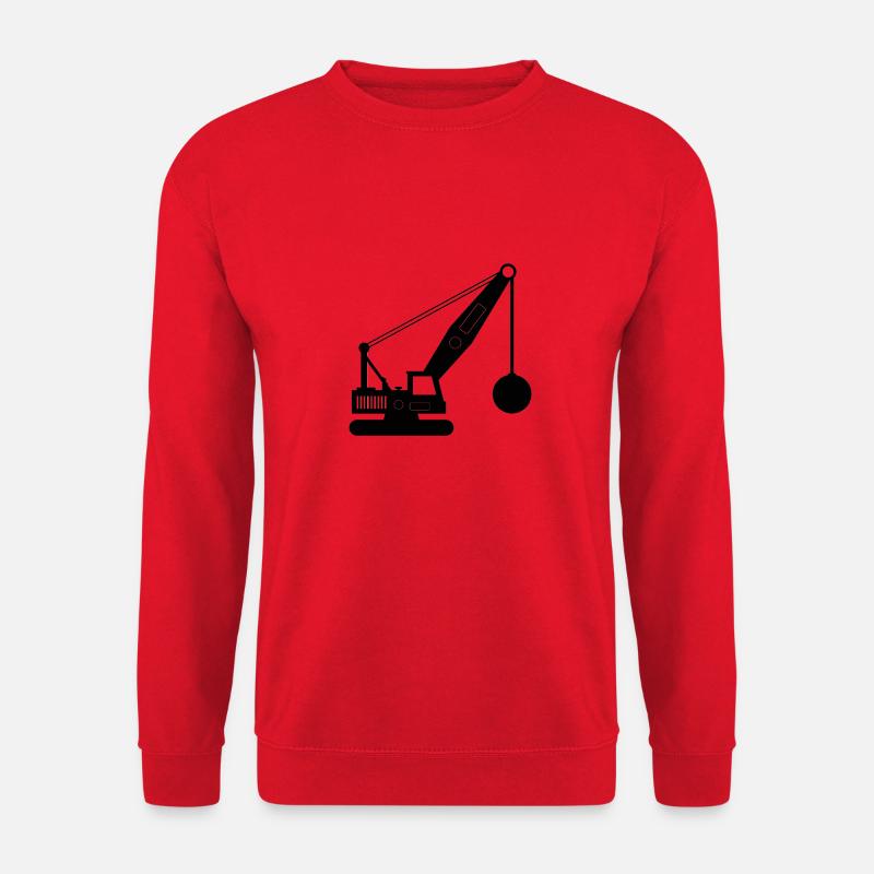 Abrisskran - Unisex Pullover - Rot