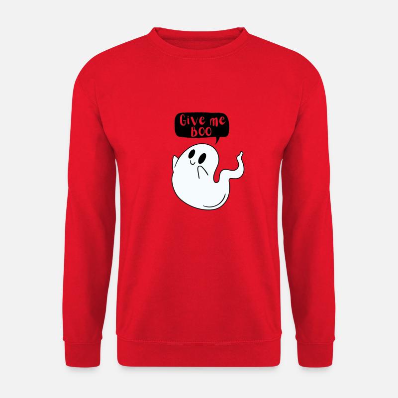 Netter Halloween-Geistergeist - Unisex Pullover - Rot