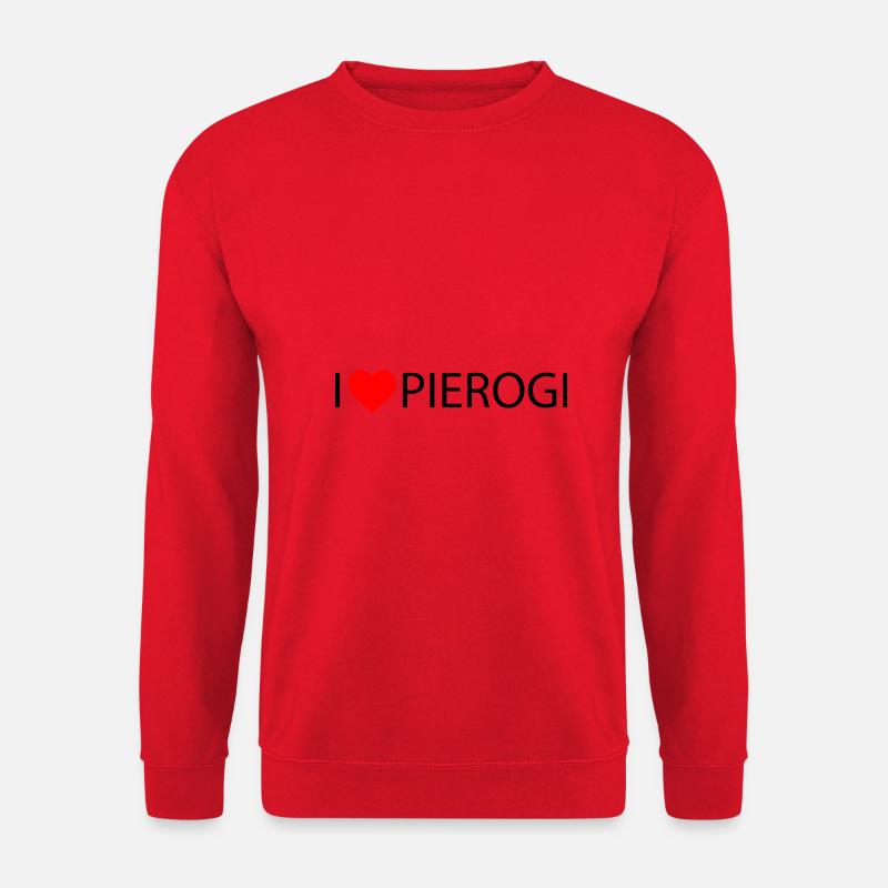 Ich liebe Knödel - Unisex Pullover - Rot