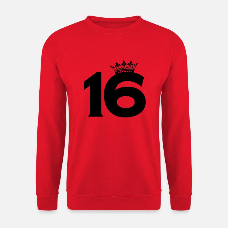16 krone - Unisex Pullover - Rot