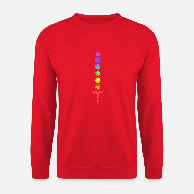 Regenbogen-Schwert ab rollenspiele - Unisex Pullover - Rot