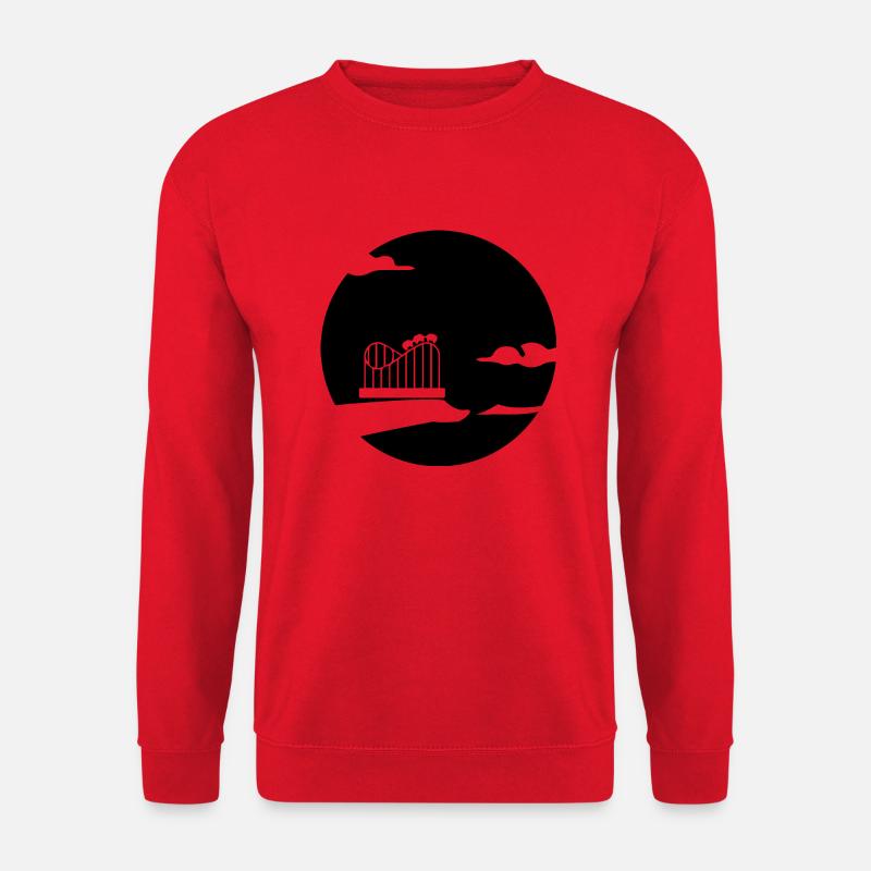 Rollercoaster Roller Coaster - Unisex Sweatshirt - red