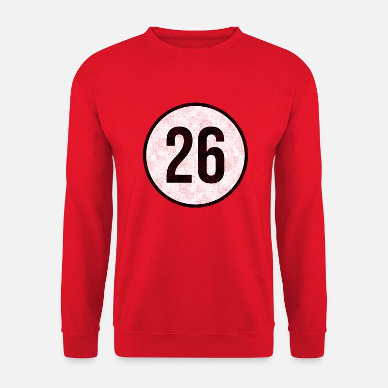 26 - Unisex Pullover - Rot