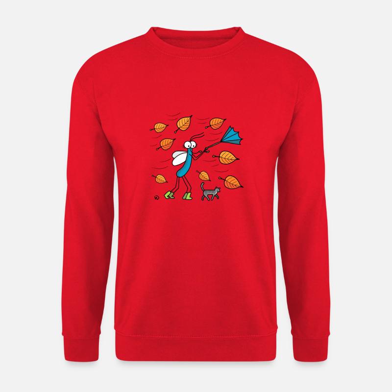 Herbstlaub - Unisex Pullover - Rot