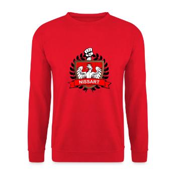 Nice - Sweat-shirt Unisexe - rouge - Devant - Alina (178cm) & Michal (187cm)