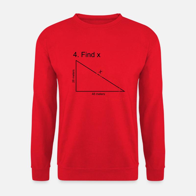 Finden Sie das X - Unisex Pullover - Rot