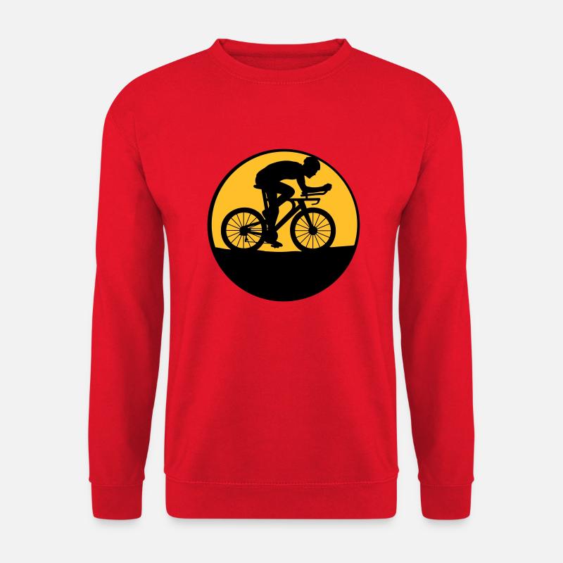 Nacht Mond Biker - Unisex Pullover - Rot