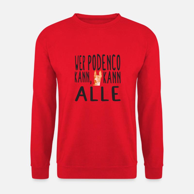 Coole Hunde Spruch - Unisex Pullover - Rot
