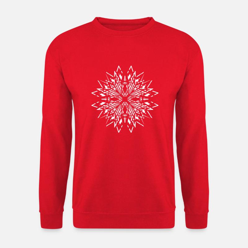 Abstract Star - Unisex Pullover - Rot