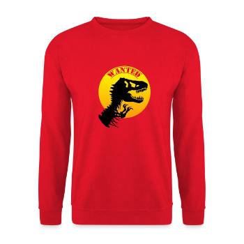 Wanted - Unisex Sweatshirt - red - Front - Alina (178cm) & Michal (187cm)