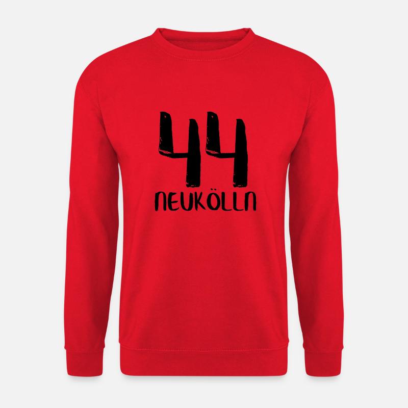 44 neukoelln black Berlin - Unisex Pullover - Rot