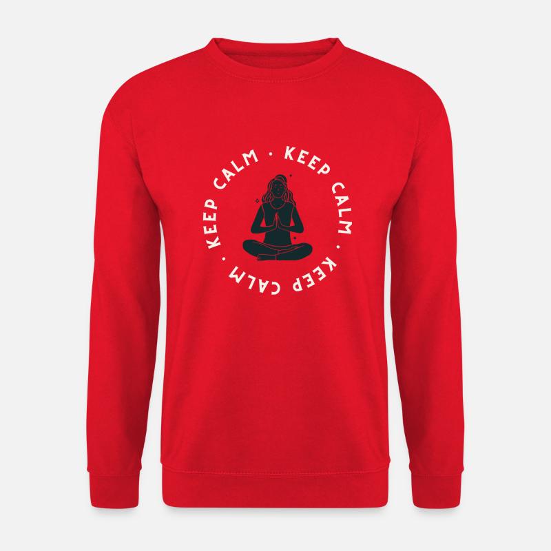 keep calm - Unisex Sweatshirt - red