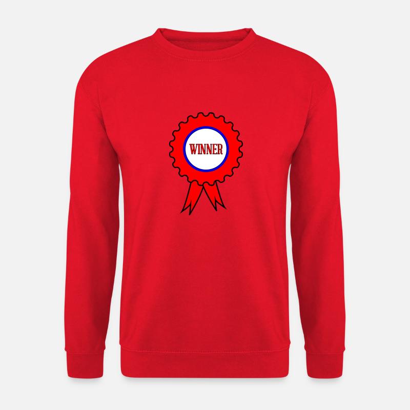 Gewinner Rote Rosette - Unisex Pullover - Rot