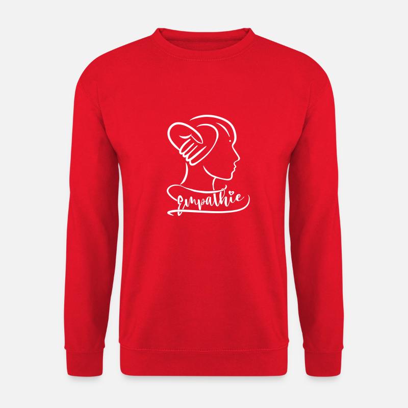 Empathie Weiss - Unisex Pullover - Rot