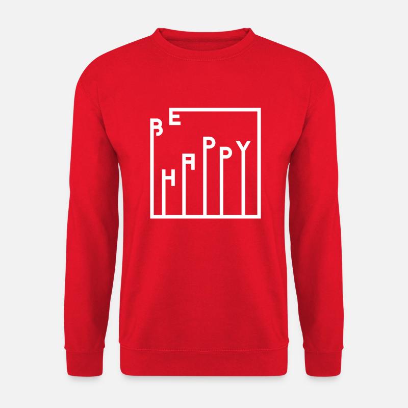 BE HAPPY - Unisex Sweatshirt - red
