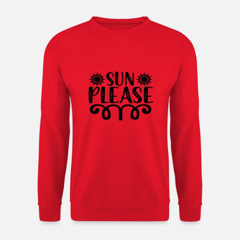 Sun Please - Unisex Pullover - Rot