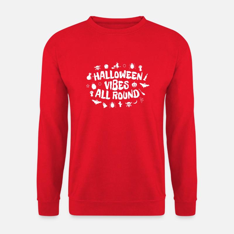 Halloween vibes all round - Unisex Sweatshirt - red