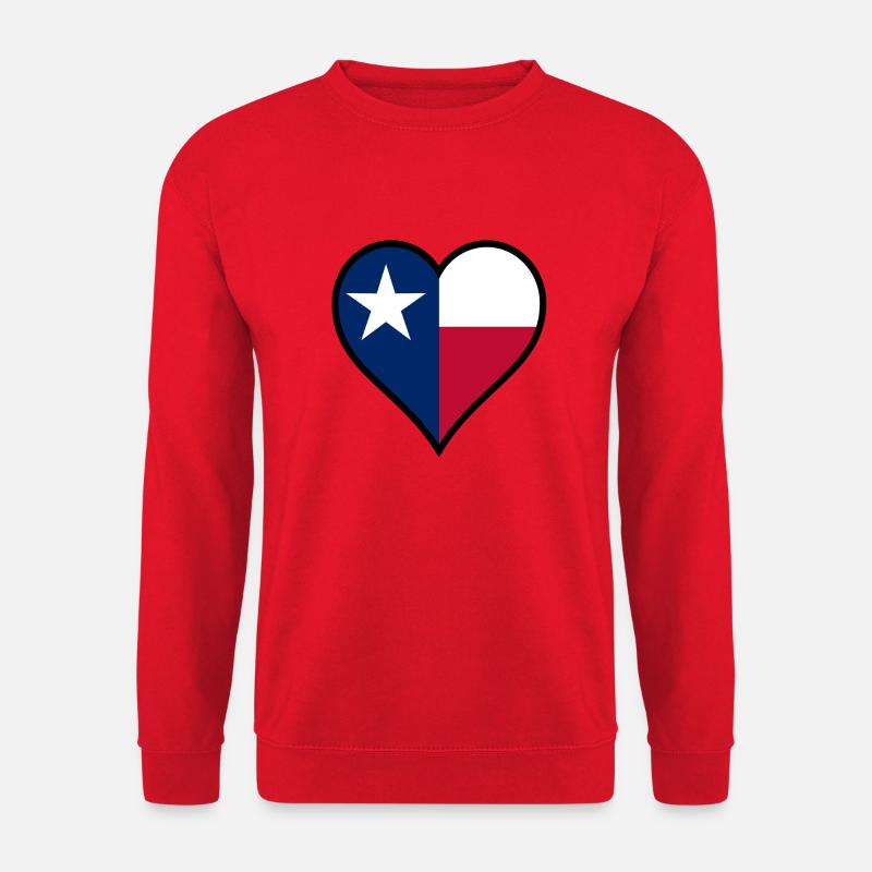 Liebe Texas - Unisex Pullover - Rot