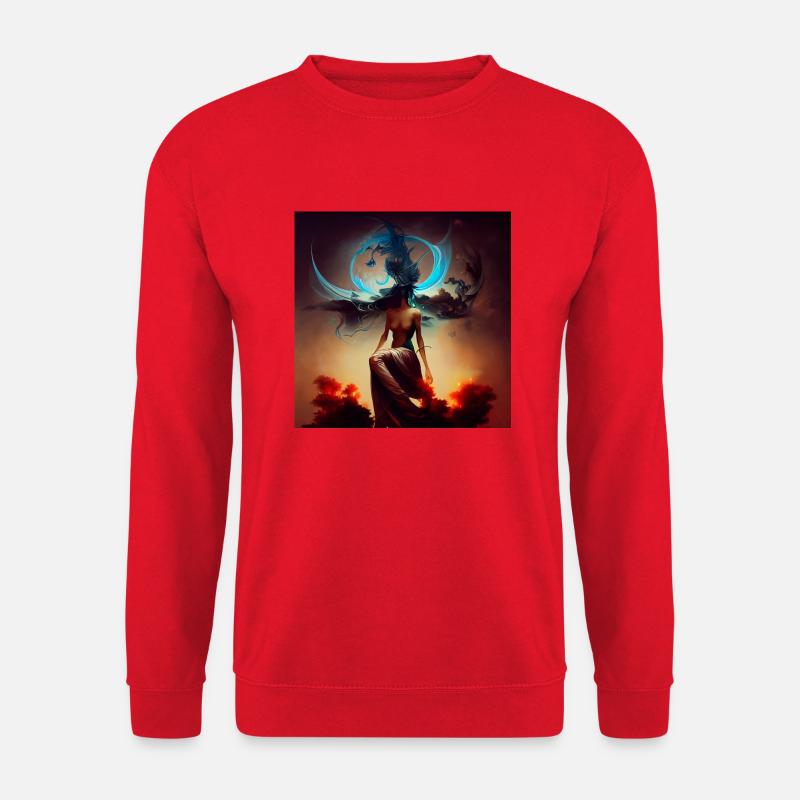 ARTWORK SPIRITUAL _04 - Unisex Pullover - Rot