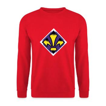 Yellow lily 2022 - Unisex Sweatshirt - red - Front - Alina (178cm) & Michal (187cm)