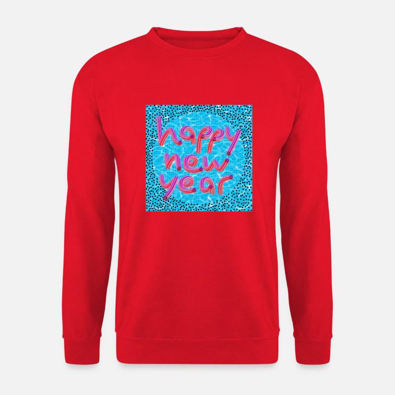 Frohes neues Jahr! - Unisex Pullover - Rot