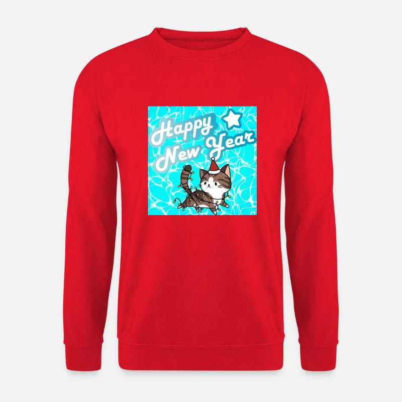 Frohes neues Jahr! - Unisex Pullover - Rot