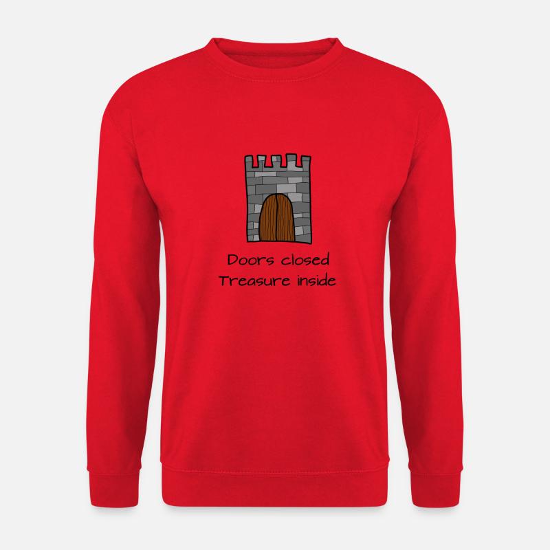 Burg - Unisex Pullover - Rot