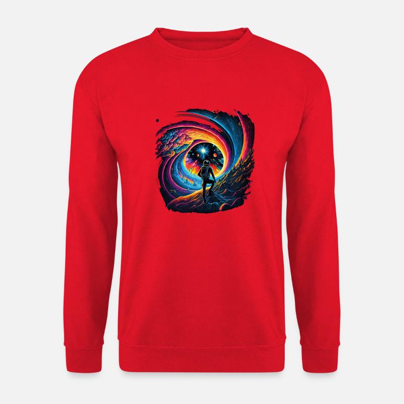 Space Portal - für farbige Shirts - Unisex Pullover - Rot