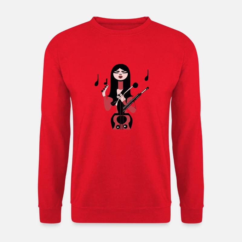 Musik Mädchen - Unisex Pullover - Rot