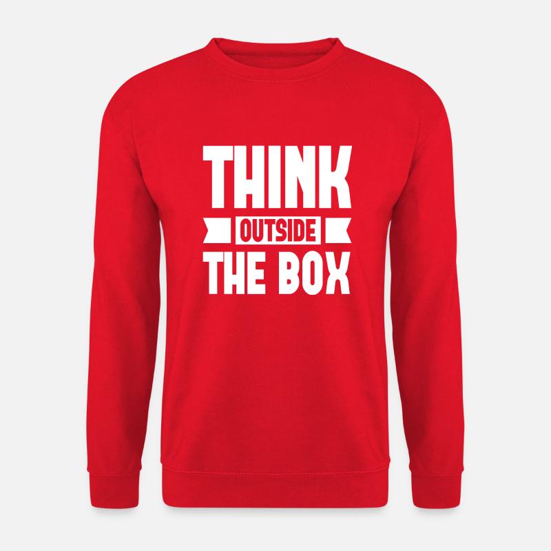 Think Outside The Box - Unisex Pullover - Rot
